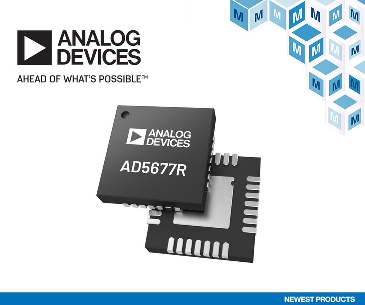 Les CNA AD567xR d'Analog Devices sont disponibles chez Mouser